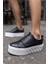 Carrola Kadin Siyah Gercek Deri Sneaker 2
