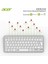 Acer OKR220 Beyaz Multidevice Dual Mode 2.4ghz Bluetooth Klavye (Smart Tv)(Android) 1