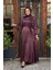 Nurcan Çetin Elbise 25192 Mürdüm 1
