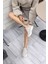 Hailey Kadın Bej Gercek Deri Gercek Suet Sneaker 3