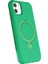 Apple iPhone 11 Regal Magsafe Standlı Kapak - Yeşil 2