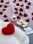 Sıcak Su Torbası Kırmızı Kalpli, Çilek Oda Kokusu, Nakışlı Anahtarlık, Seni Seviyorum Kart Hediye Seti 3