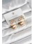 Mineli Karışık Renkli Gold Pirinç Kadın Küpe - TJ-BKP11311 1