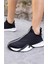 Bareto Kadın Siyah Dalgıc Kumaş Sneaker 7