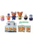 Zootopia Zootropolis Peluş Anahtarlık Figür Seti Kutu Oyuncak Blind Box Nick Wild Juddy Hoops 1