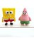 Sünger Bob (6.5 Cm) Patrick Star (7.5 Cm) 2'li Koleksiyon Figür Seti 1