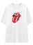 The Rolling Stones Oversize Tişört - Beyaz 1