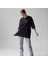 Women / Kadın Silüeti Oversize Tişört - Siyah 2