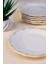 Porselen Antik Stoneware Pasta Tabağı 20,50CM 6 Kişilik 6 Parça 3