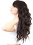 Perçemli Uzun Su Dalgası Fiber Sentetik Peruk- Koyu Kahve 3