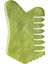 Fulia Elegance Çok Amaçlı Yeşim Taşı Pro Gua Sha Tırtıklı Masaj Aleti Doğal Taş Tarak Jade Gua Sha Jade Hair Comb Saç, Yüz ve Cilt Bakımı Aleti 3