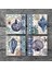 Deniz Kabuğu Taş Altlığı Seti - 4 Parça - Dekoratif, Mutfak Aksesuarı, 10X10 Cm, Kaydırmaz Tabanlı, Şık ve Dayanıklı SC112 2