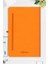 Tarihsiz Klasik Defter Rec 13X21 Çizgili Turuncu 2