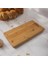 Kalın Bambu Kesme Tahtası - Büyük Boy Antibakteriyel Yıkanabilir Doğrama Tahtası (Düz-37 * 17 * 2.5cm) 3