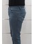 Fistan Store Erkek Açık Mavi Normal Bel Rahat Kesim Dar Paça Jean Pantolon 3