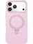 Apple iPhone 17 Pro Max Regal Magsafe Standlı Kapak - Açık Pembe 2