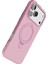 Apple iPhone 17 Pro Max Regal Magsafe Standlı Kapak - Açık Pembe 4