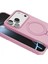 Apple iPhone 17 Pro Max Regal Magsafe Standlı Kapak - Açık Pembe 5