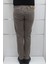 Fistan Store Erkek Koyu Bej Normal Bel Rahat Kesim Dar Paça Jean Pantolon 4