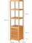 Bambu Tek Kapaklı 4 Raflı Çok Amaçlı Düzenleyici Organizer Dolap - DB-0003 3