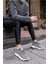 Leva Kadın Gri Taş Detay Eva Taban Sneaker 1
