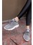 Leva Kadın Gri Taş Detay Eva Taban Sneaker 6