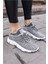 Leva Kadın Gri Taş Detay Eva Taban Sneaker 7
