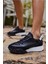 Ready Kadın Siyah Gercek Deri Sneaker 1