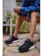 Ready Kadın Siyah Gercek Deri Sneaker 5
