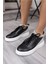 Oscar Kadın Siyah Bılek Taş Detay Sneaker 5