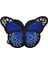 Aplike Ütü Ile Yapışan Kelebek Lacivert Arma 7x5 cm 1