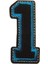 Aplike Ütü Ile Yapışan 1 Rakamı Arma 2x4 cm 1