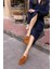 Otton Kadin Vizon Kum Suet Loafer Babet 6