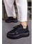 Bummer Kadin Siyah Cilt 5 cm Topuk Boyu Sneaker 1