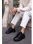 Bummer Kadin Siyah Cilt 5 cm Topuk Boyu Sneaker 2