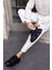 Bummer Kadin Siyah Cilt 5 cm Topuk Boyu Sneaker 5