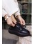 Bummer Kadin Siyah Cilt 5 cm Topuk Boyu Sneaker 6