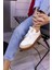 Gordon Kadın Bej Cilt Leopar Garnılı Sneaker 4