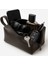 Dopp Kit Suni Deri Organizer Aksesuar Şık Tasarım Unisex El Çantası Kahverengi 2