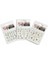 3 Lü Nail Art Sticker Seti - 36 Adet (Kuş Kafesi, Kurdele ve Çiçek Desenleri) 3