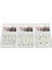 3 Lü Nail Art Sticker Seti - 36 Adet (Kuş Kafesi, Kurdele ve Çiçek Desenleri) 4