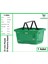 Plastik Market Alışveriş El Sepeti 22 Litre Yeşil 1 Adet 1