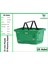 Plastik Market Alışveriş El Sepeti 22 Litre Yeşil 20 Adet 1