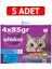 Ton Somon Pouch Kedi Yaş Mama (4X85GR) 5ADET Balık Favorileri Ton Somon Kedi Konserve 1