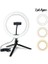 8inç 20CM Youtube Instagram Tiktok Selfie Stüdyo Video Fotoğraf Ring Light Tripod LED Halk 6