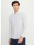 Slim Fit Düğmeli Yaka Taş Erkek Gömlek ACE020252171_TAS 3
