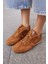 Anna Kadın Taba Suet Bagcıklı Sneaker 2