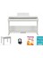 YDP105WH Beyaz Dijital Piyano Seti (Tabure,kulaklık,ödüllü Piyano Metodları) 1