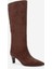Armelıa Kahverengi Süet Kadın Kısa Topuklu Çizme 4