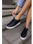 Escape Kadın Siyah Gercek Deri Bagcıklı Sneaker 4